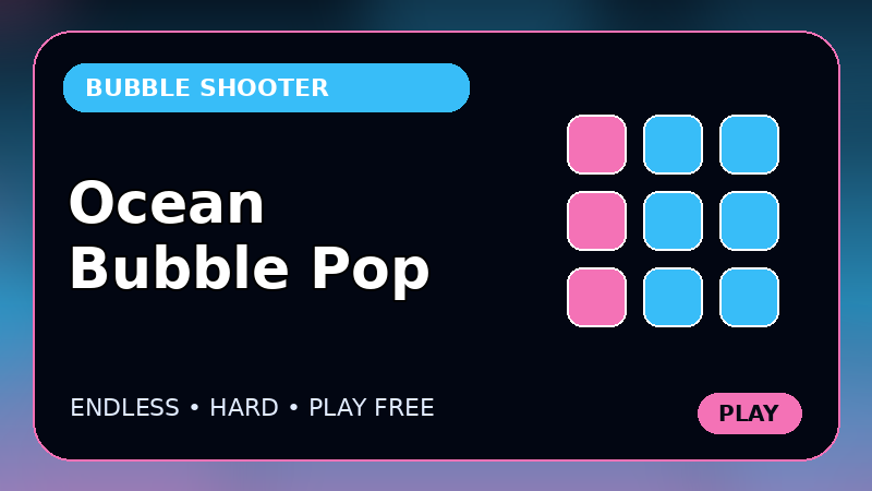 Ocean Bubble Pop