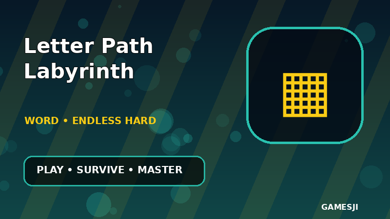 Letter Path Labyrinth