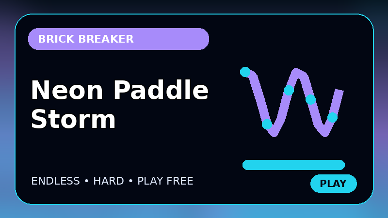 Neon Paddle Storm