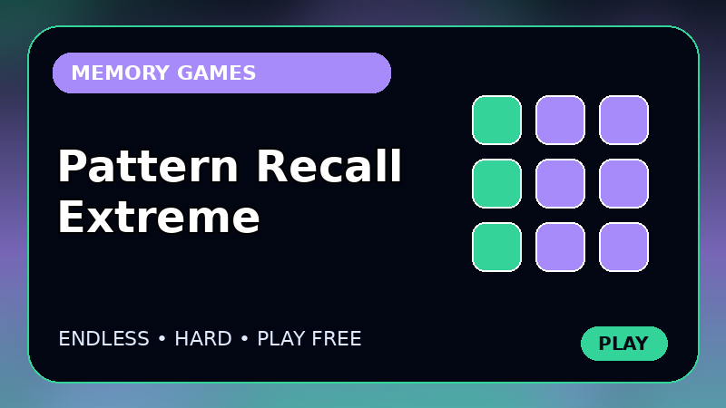 Pattern Recall Extreme