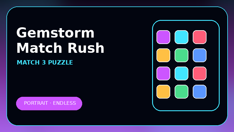 Gemstorm Match Rush