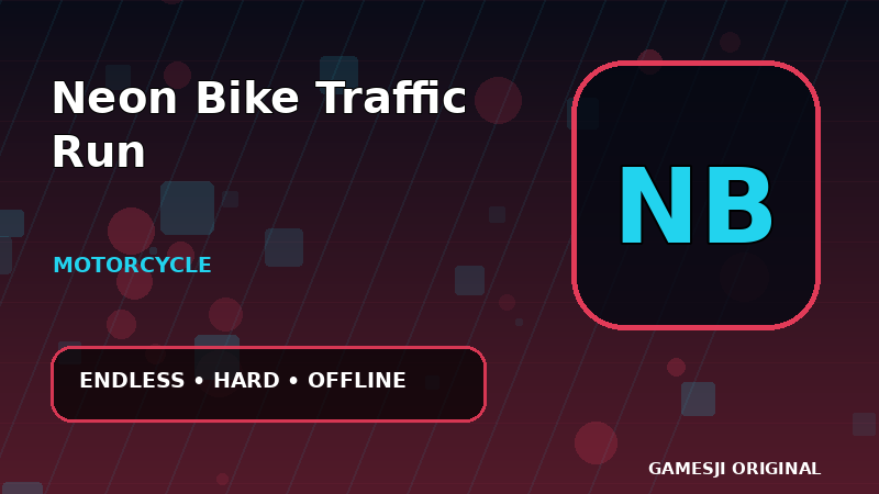 Neon Bike Traffic Run